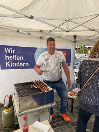 unser Catering Man...